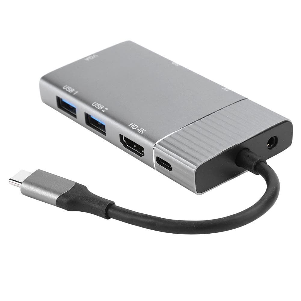 USB‑C Hub Docking Station Portable Laptop Accessories 7‑in‑1 Multifunctional
