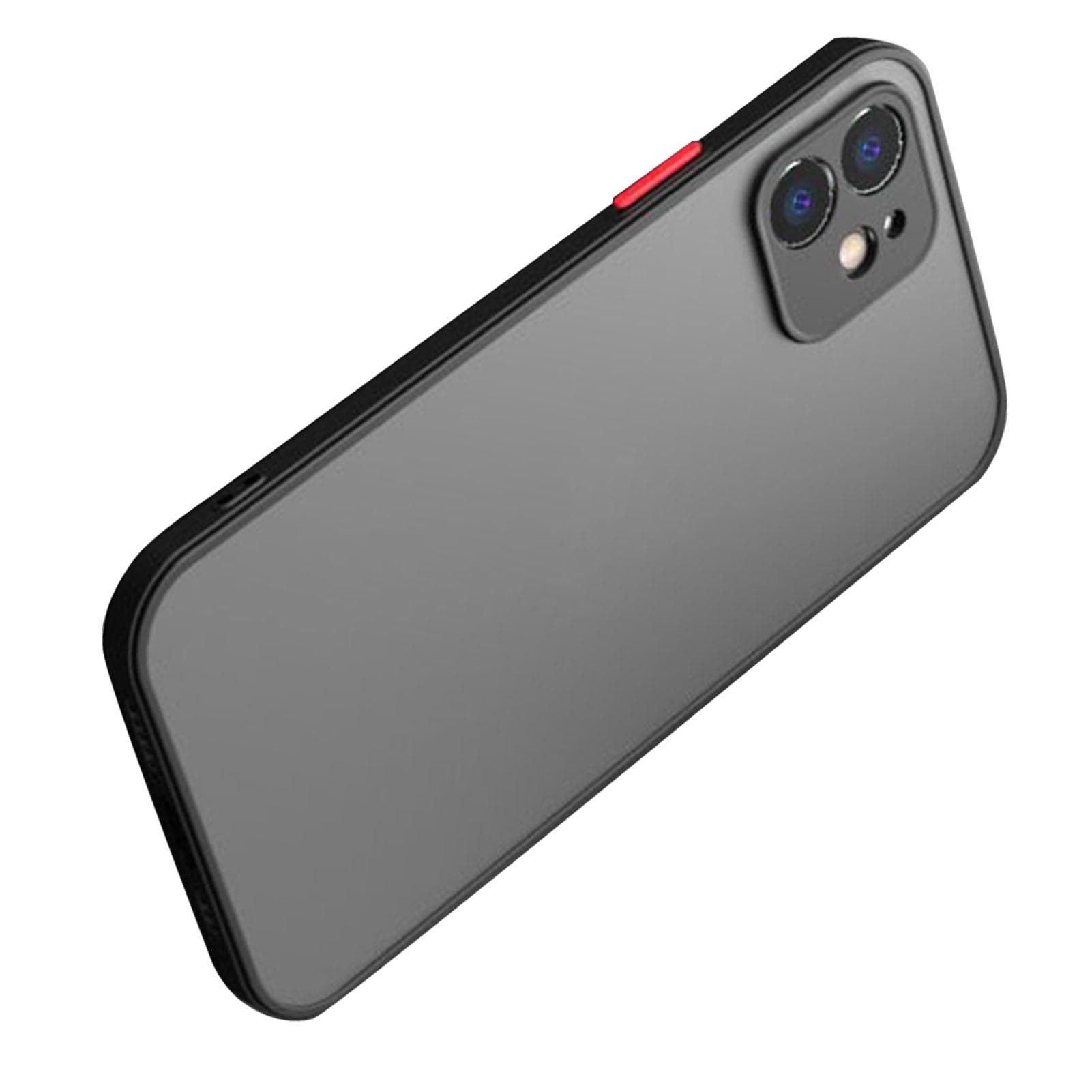 Phone Case for Iphone 12 Translucent Frosted Fall Proof Mobile Phone Protective Case