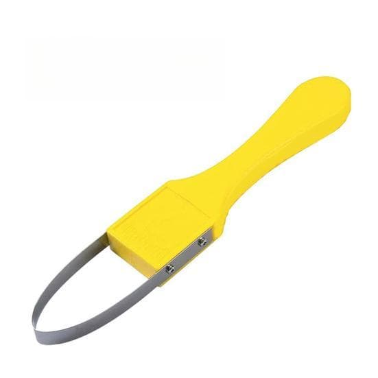 Hand Loop Weeder Manual Cut Weed Roots Metal Sharp Blade Weed Remover Yard Accessories yellow