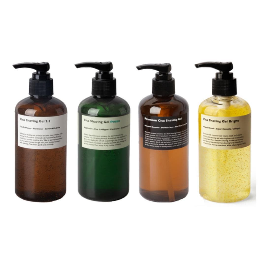 [Lazy Society] Cica Shaving Gel (4types) / Cica, Frozen, Vita Bright, Premium Cica 250ml