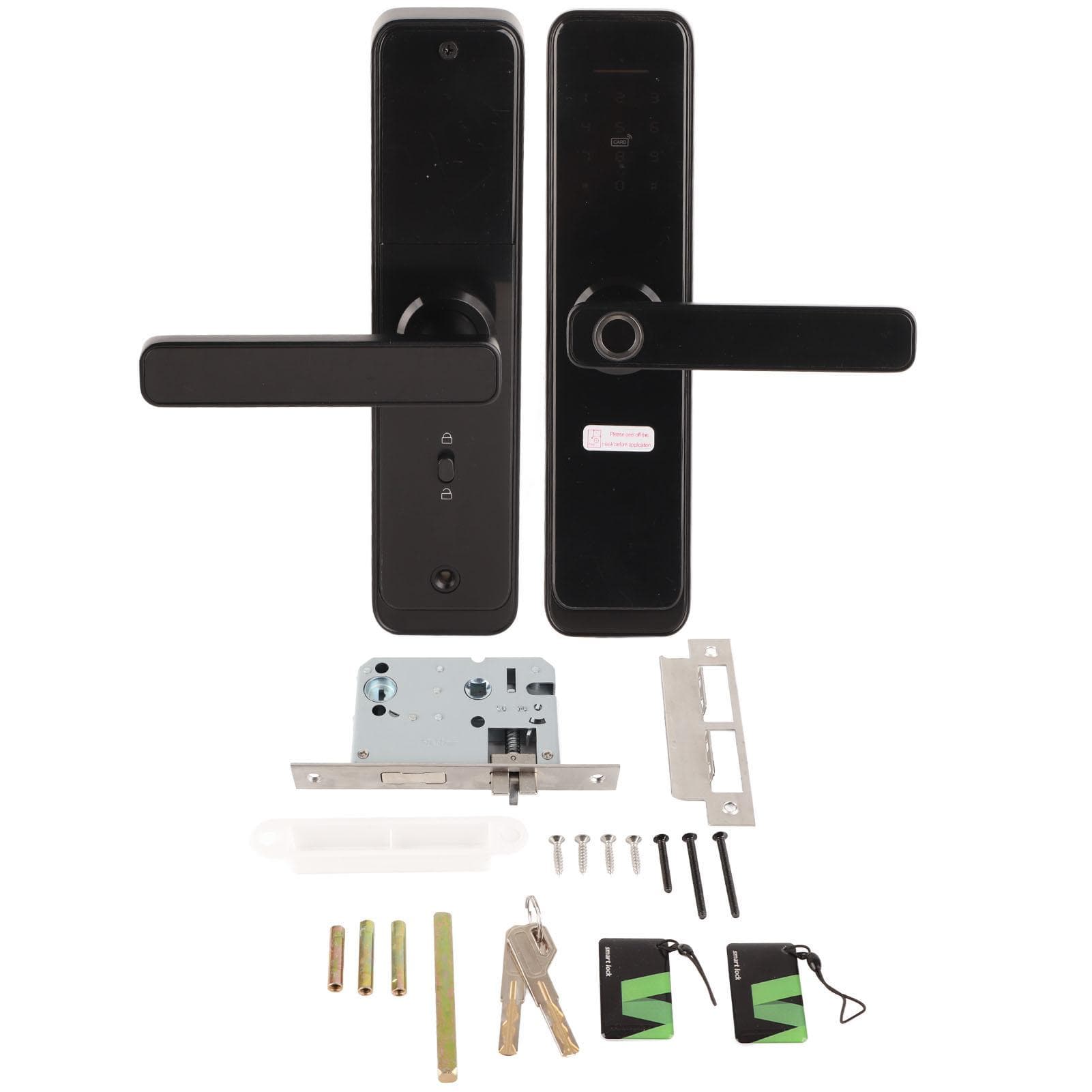 Electronic Smart Door Lock Touch Keypad Password IC Card Fingerprint Home Security Access