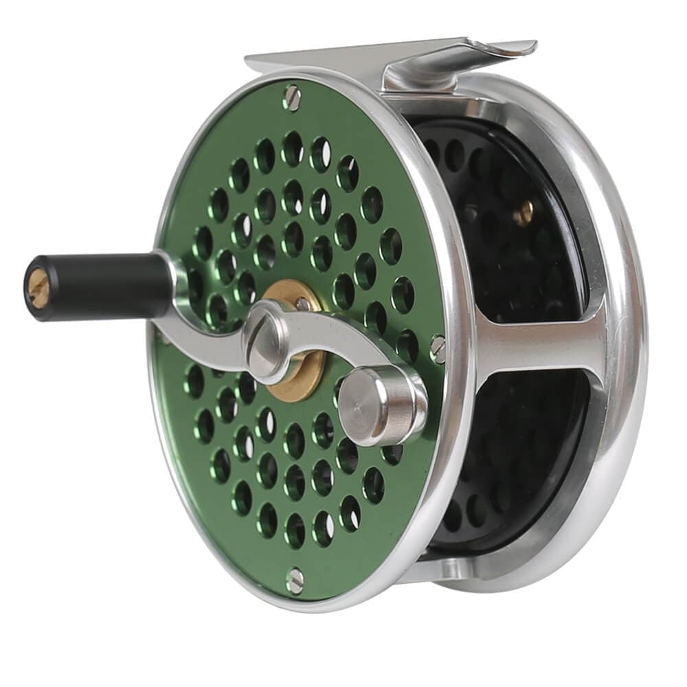 Kylebooker FR03 Classic Fly Reel For #3 to #9 Line Weight 7/8/9 weight green