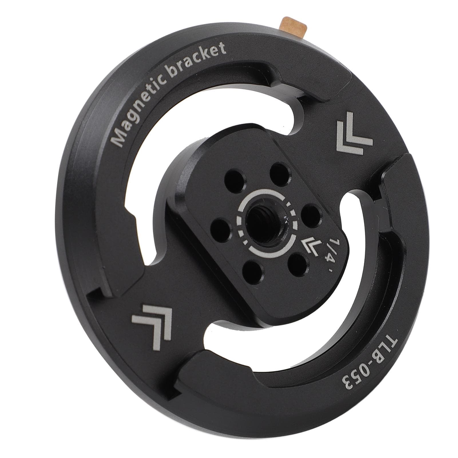 Magnetic Phone Tripod Mount Adapter 14in Thread Circle Shape Phone Tripod Mount Adapter