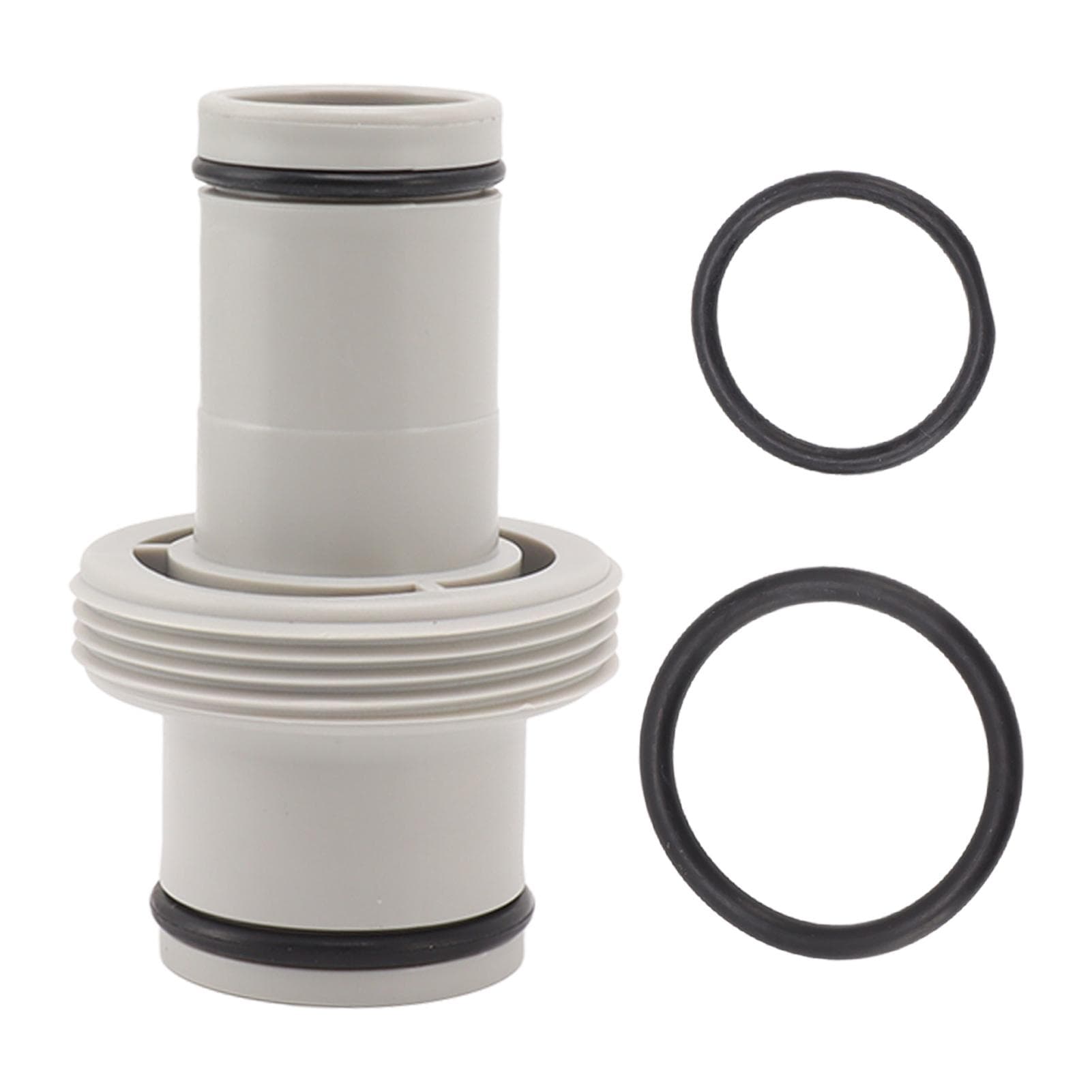 Hose Plunger 1.25in to 1.5in Pool Hose Adapter Swimming Pool Hose Plunger for Filter Circulation