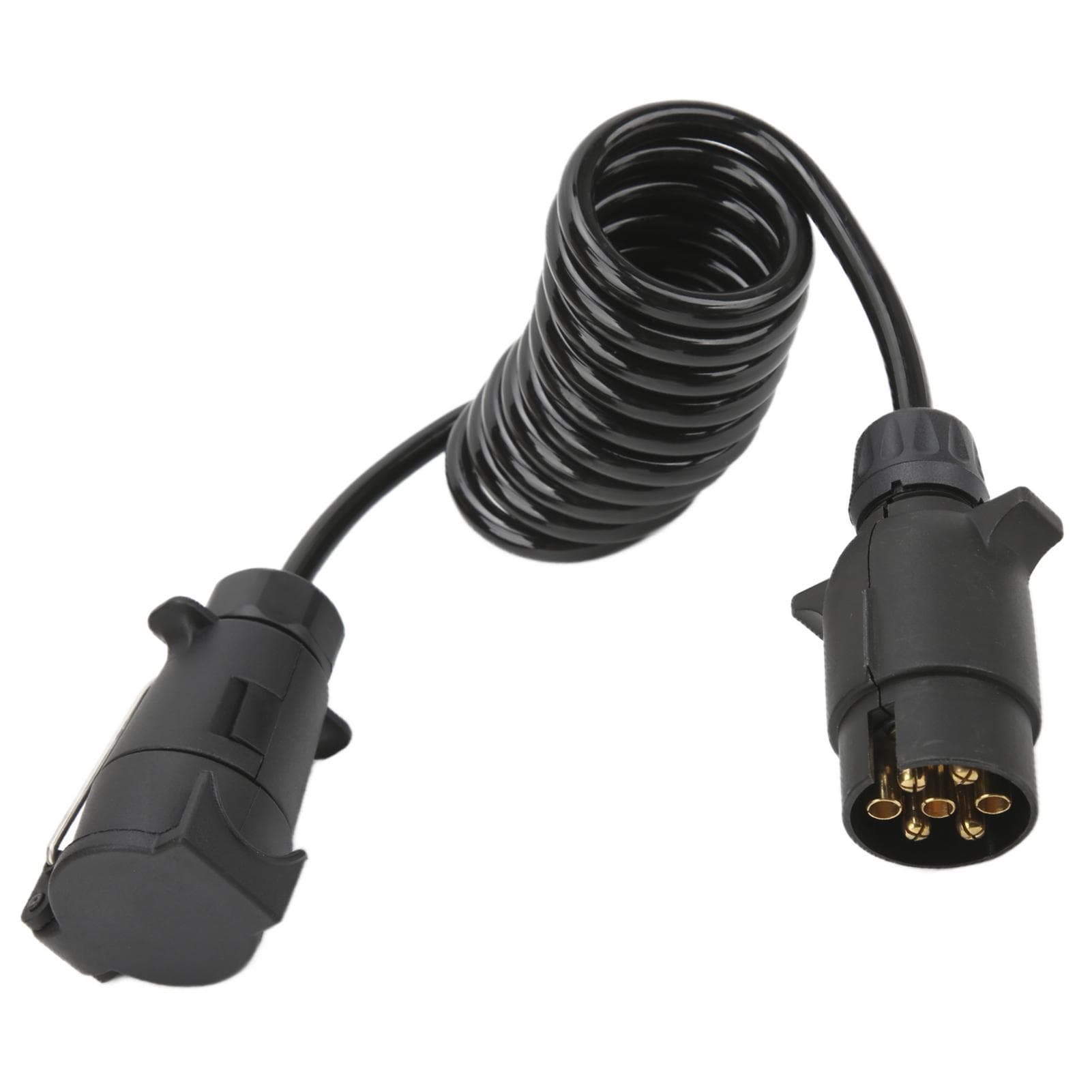 Trailer Plug Extension Cord Connector Power Supply Wire Plug 2 Meters 7 Pin European Standard