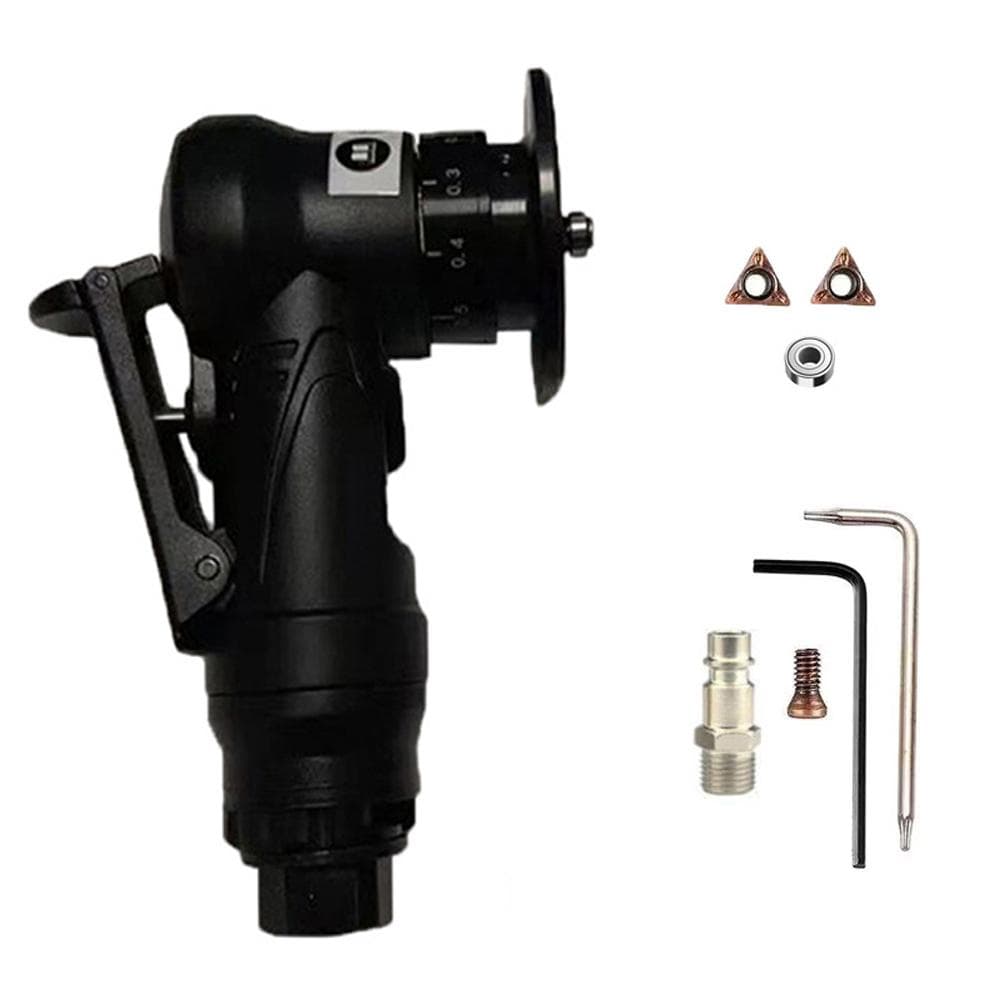 Pneumatic Chamfering Machine Carpenter Chamfering Tool Portable Handheld Grinder Metal Wood Acrylic 2C angle blade-EU black