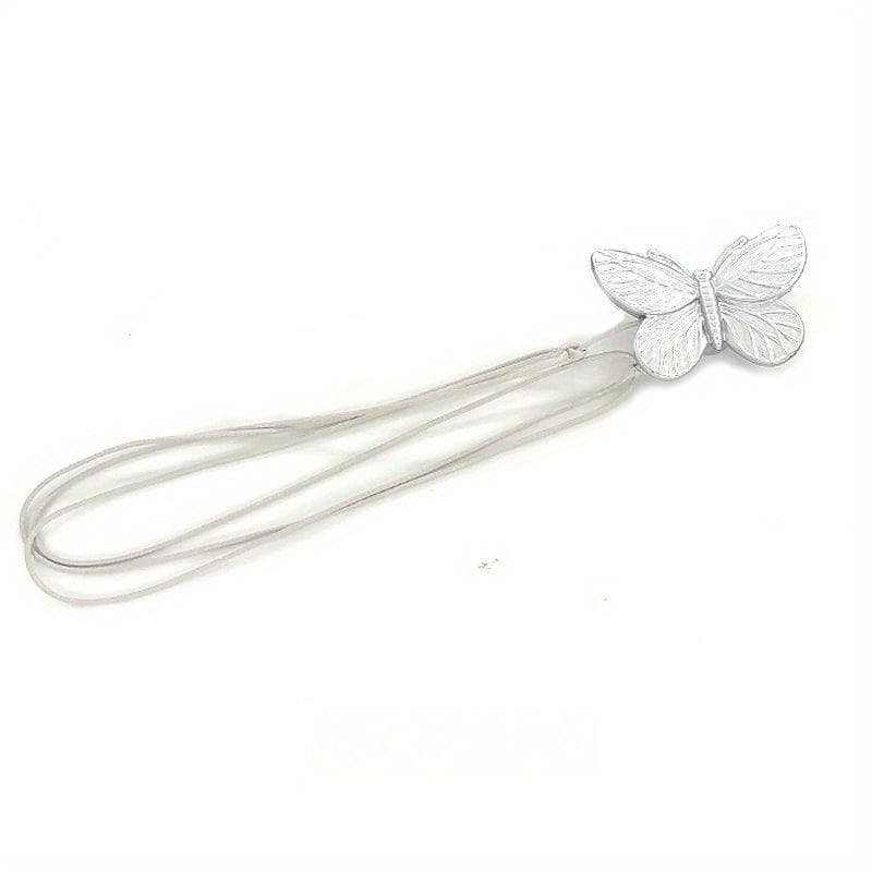 1pc of 3D Animal Butterfly Curtain Magnetic Clips Curtain Tieback Home Decor silver