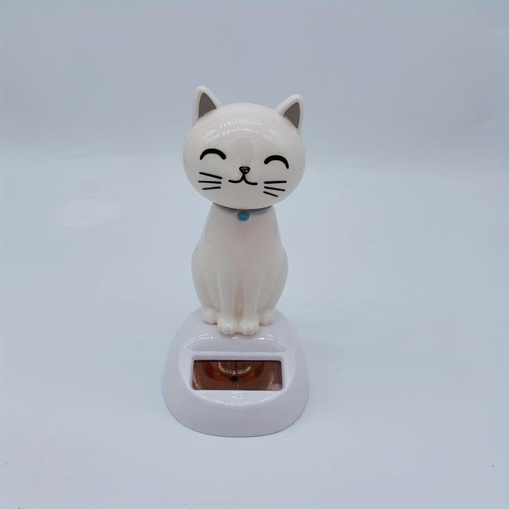 Car ornament Solar ornament Shaking head doll cartoon cat shape ornament gift Creative interior supplies Car doll ornament Birthday gifts,decoration