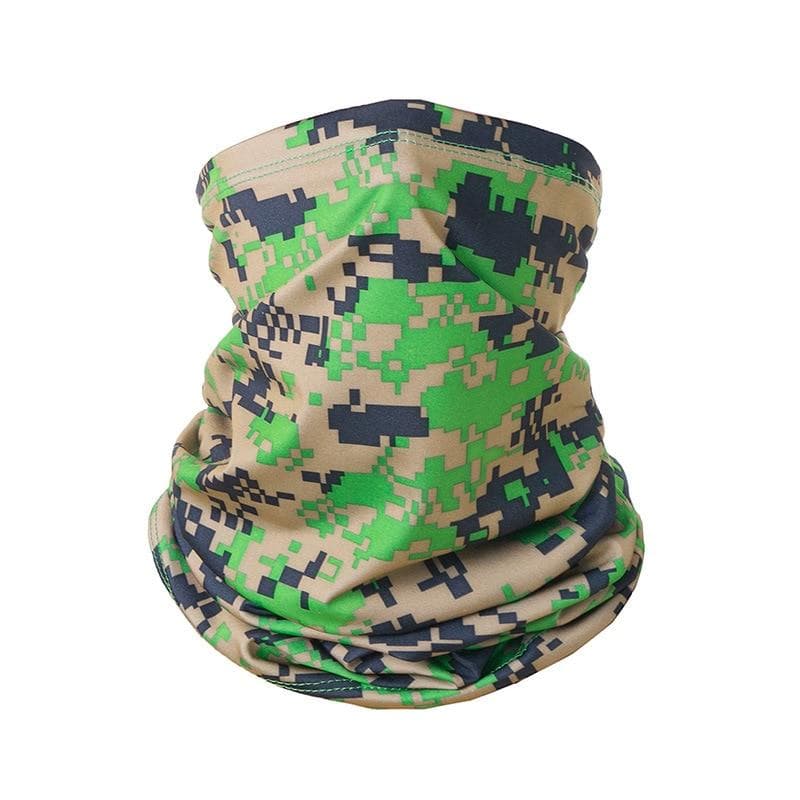 Summer UV Protection Cycling Face Mask Men Women Outdoor Sports Ice Silk Neck Warmer Scarf Breathable Hiking Fishing Face Cover 24x45cm