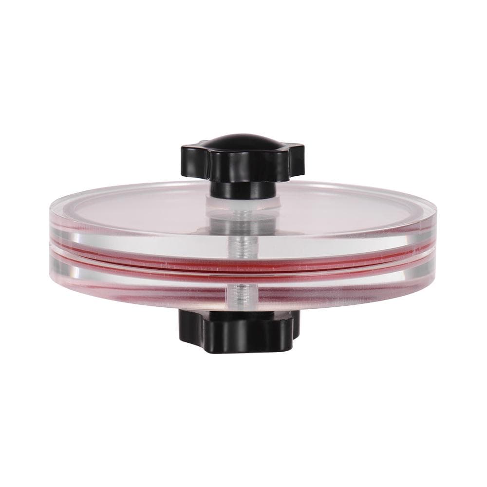 LP Vinyl Record Cleaner Clamp Vinile Record Lable Saver Protector Transparent
