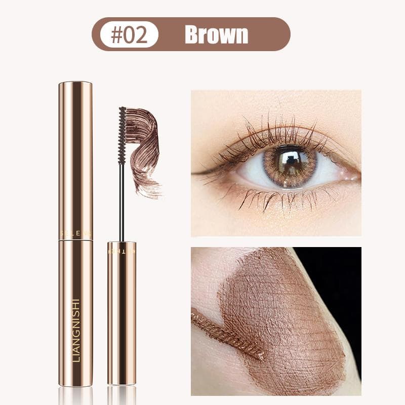 3D Mascara Lengthening Black Lash Eyelash Extension Eye Lashes Brush Beauty Makeup Long-wearing Gold Color Mascara brown