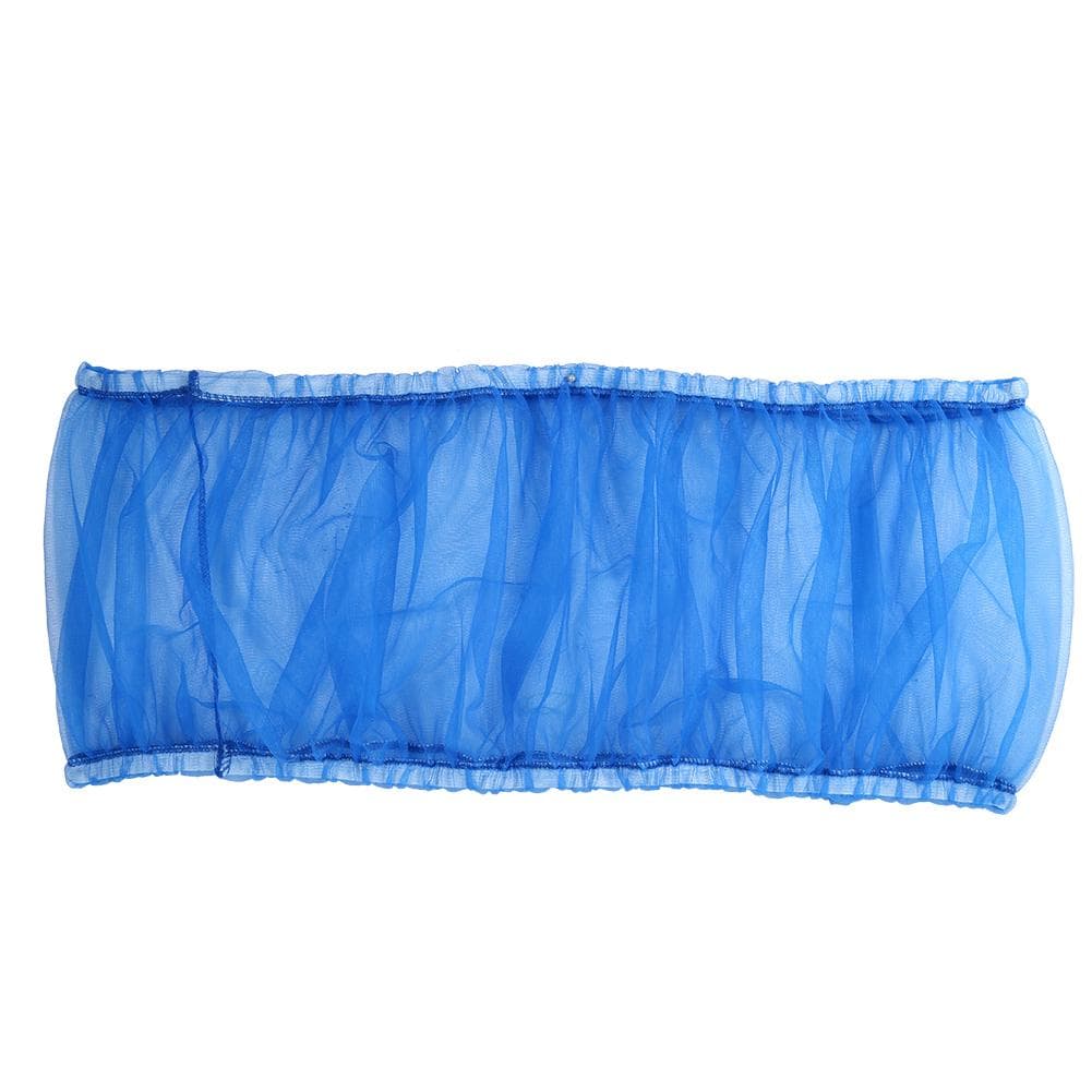 New Nylon Mesh Bird Parrot Cage Seed Catcher Cover Shell Guard Pet Products(Green) Blue