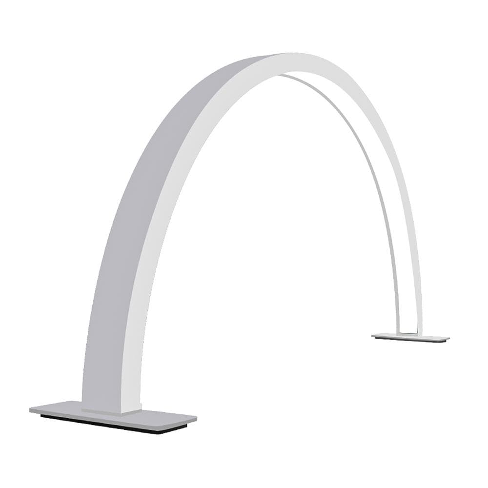 56cm/22in Half-moon Shaped Fill Light 36W LED Desk Lamp CRI more than 95 2700K-5600K Color Temperature UK Plug white