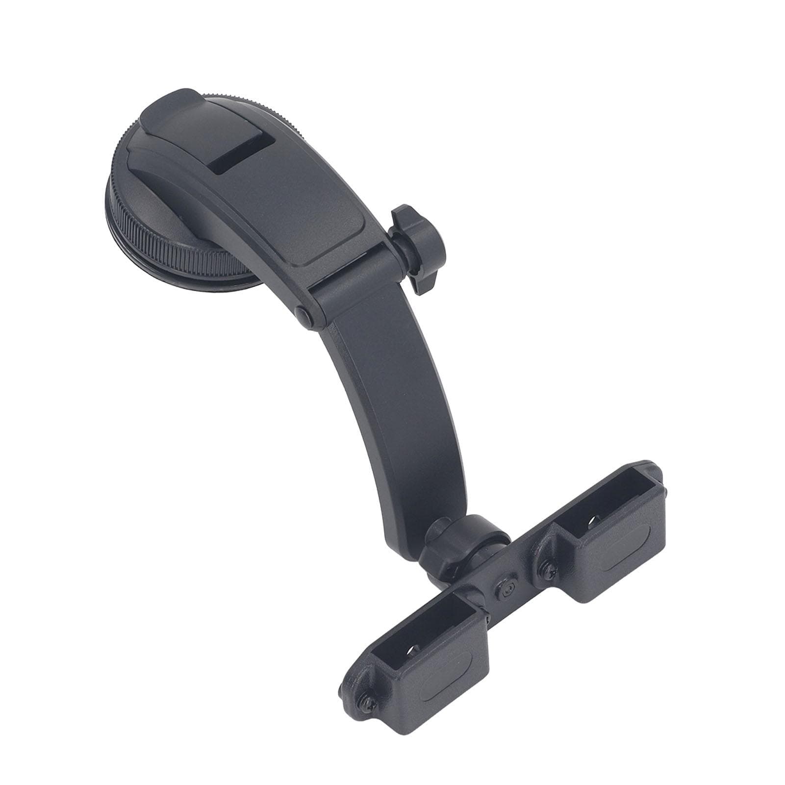 Suction Cup Mount for Dual Handheld Radios ABS Dashboard Windshield Two Way Talk Radio Car Holder