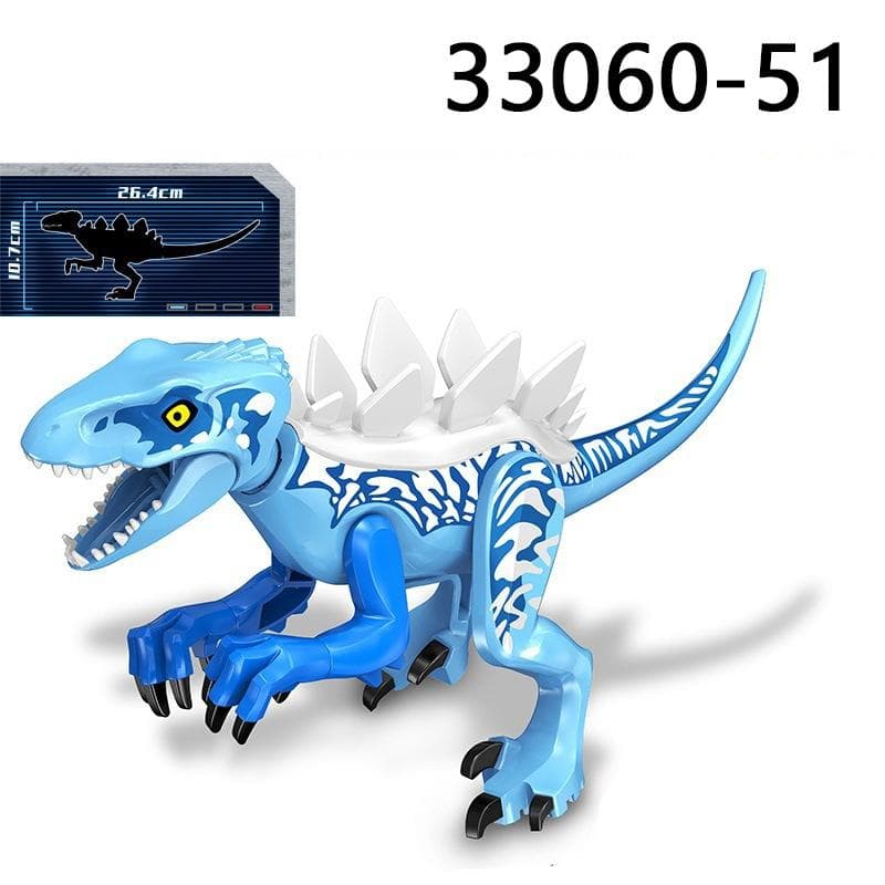 28CM Huge Raptor  Carnotaurus Building Blocks Dinosaur Bricks Tyrannosaurus T-Rex Assemble Kids Toys Kids Gift Christmas Gifts 21