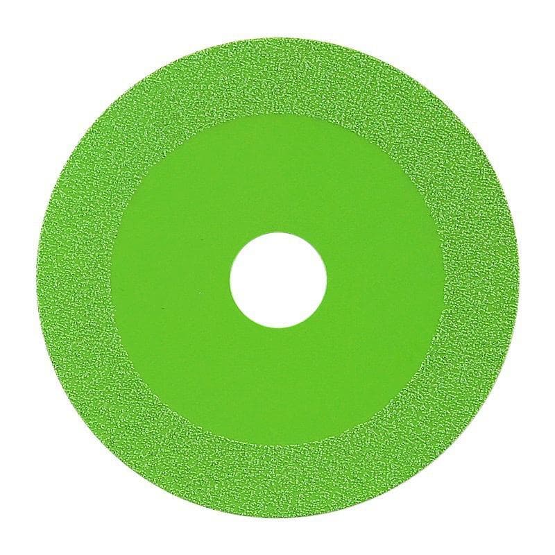 Glass Cutting Disc Super Fine Diamond Tile Blade Cutting Disc for Smooth Cutting Chamber Grinding green