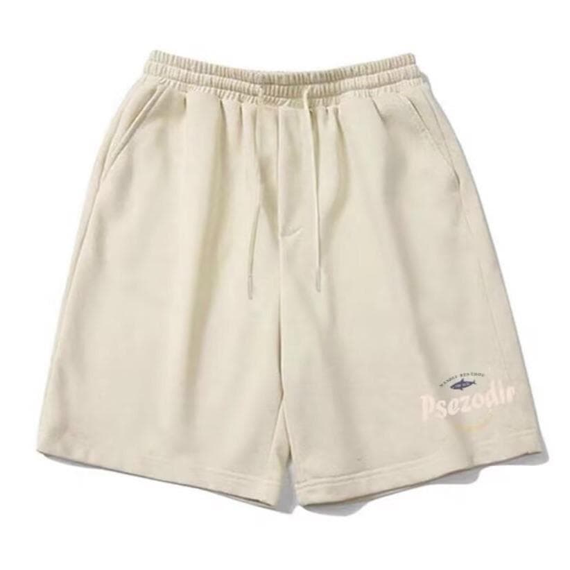 Casual Sports Shorts Boys Summer Loose Jogging Pants Drawstring Five-point Pants One size