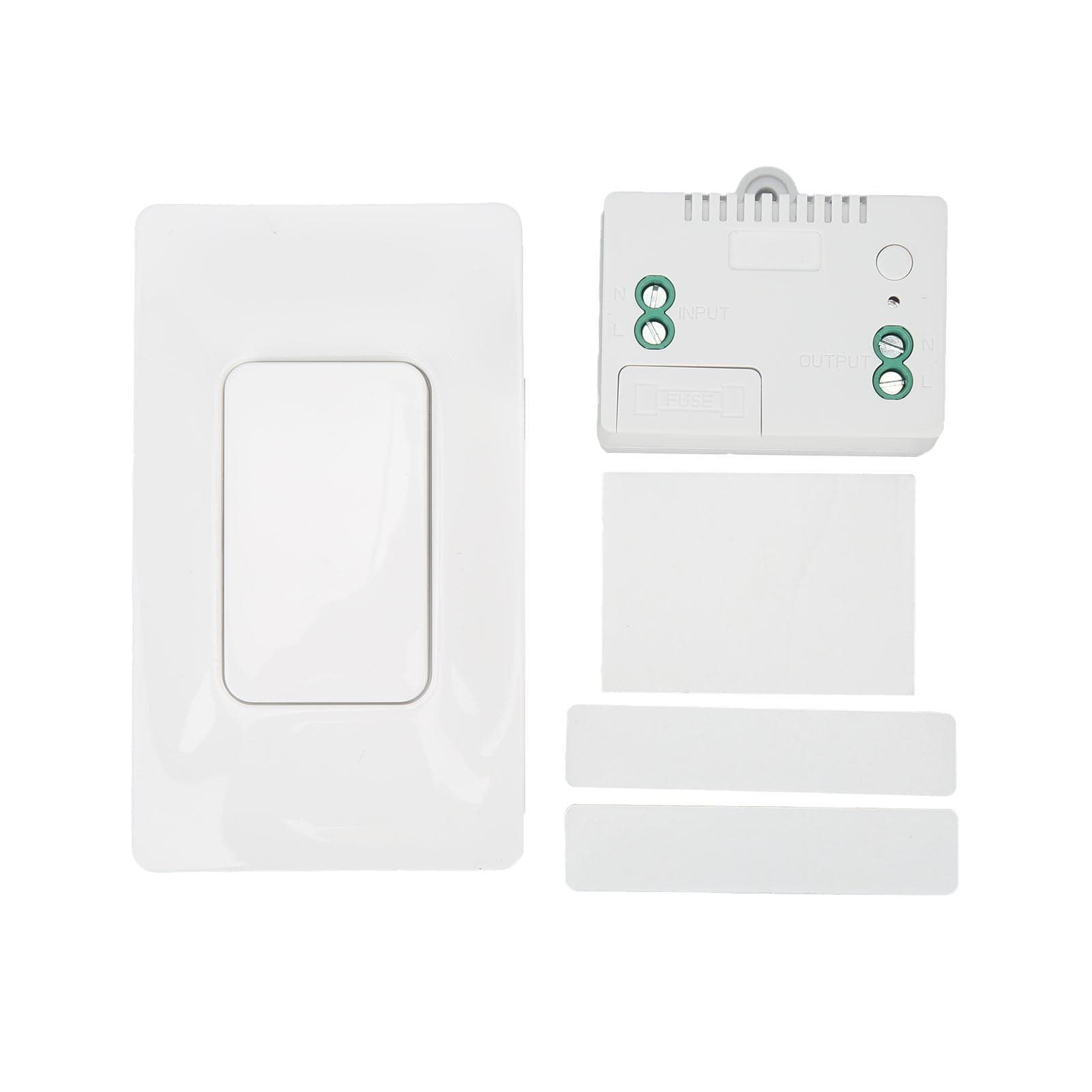 Wireless Light Switch Kit Self Powered 433MHZ Remote Control Waterproof Wall Switch AC110V?230V