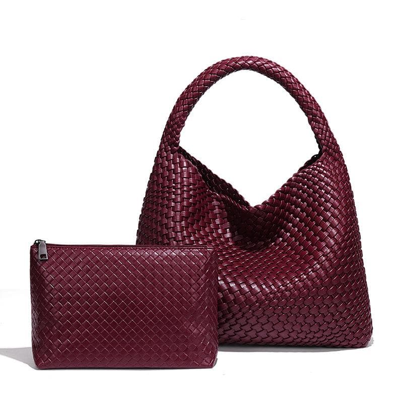 Hand-woven Bags for Women, Fashionable and Casual, Shoulder Bags with Large Capacity, Armpits for Both Children