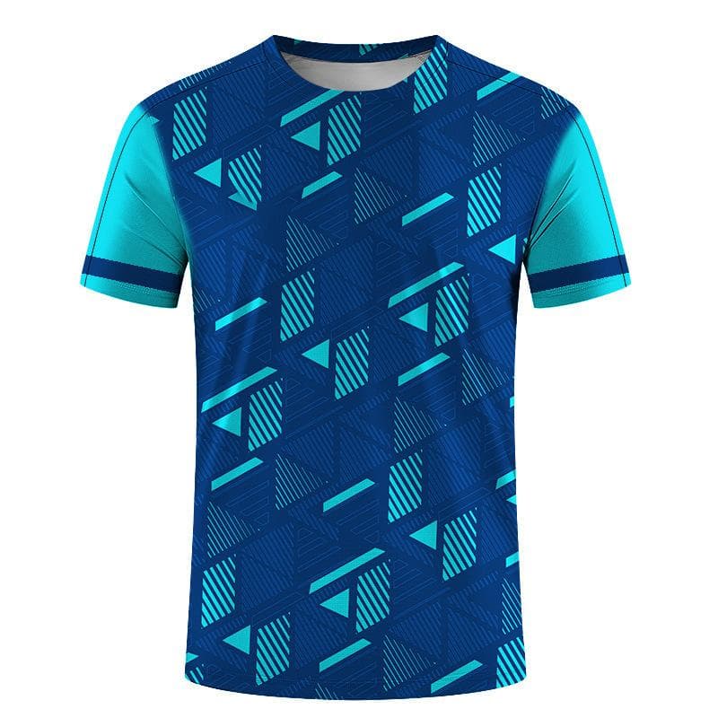 New Summer Men's Sports Top 3D Digital Printed Loose Short Sleeve Round Neck T-shirt 5XL