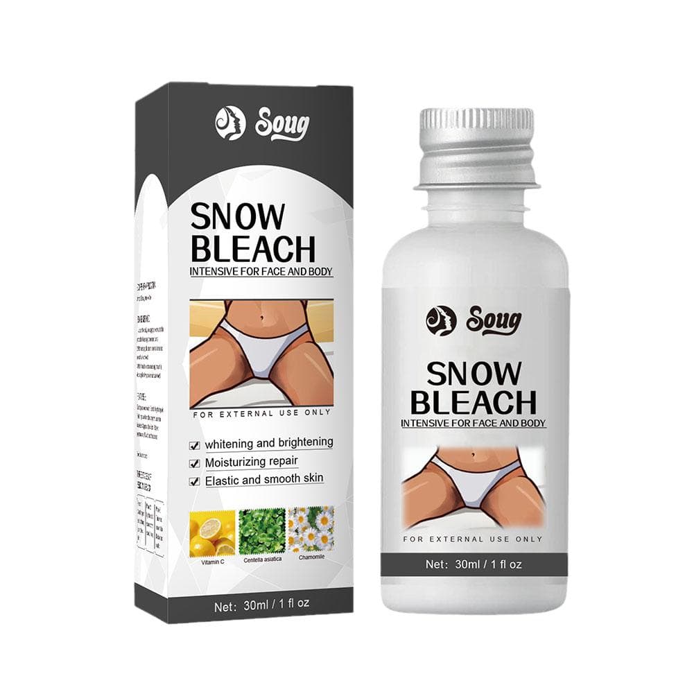 Glowhite Snow Cream Brighten Inner Thigh Whiten Knee Underarm Intimate Butt Private Blea X5U1 white-30ml