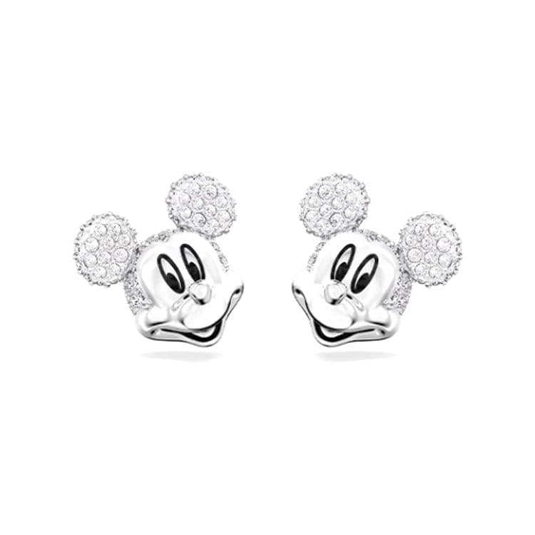 Swarovski Disney 100 Mickey Mouse Earrings Women earrings Silver 5668781 F,Silver