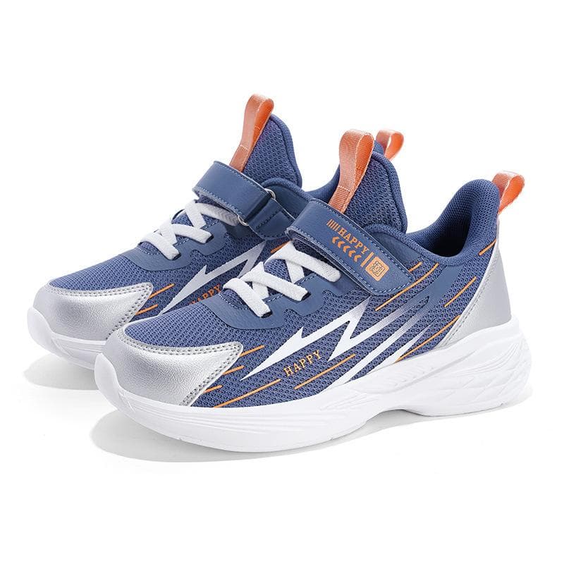 New Children's Shoes Spring and Summer Boys Mesh Shoes Breathable Sports Shoes Firework Children's Shoes 39