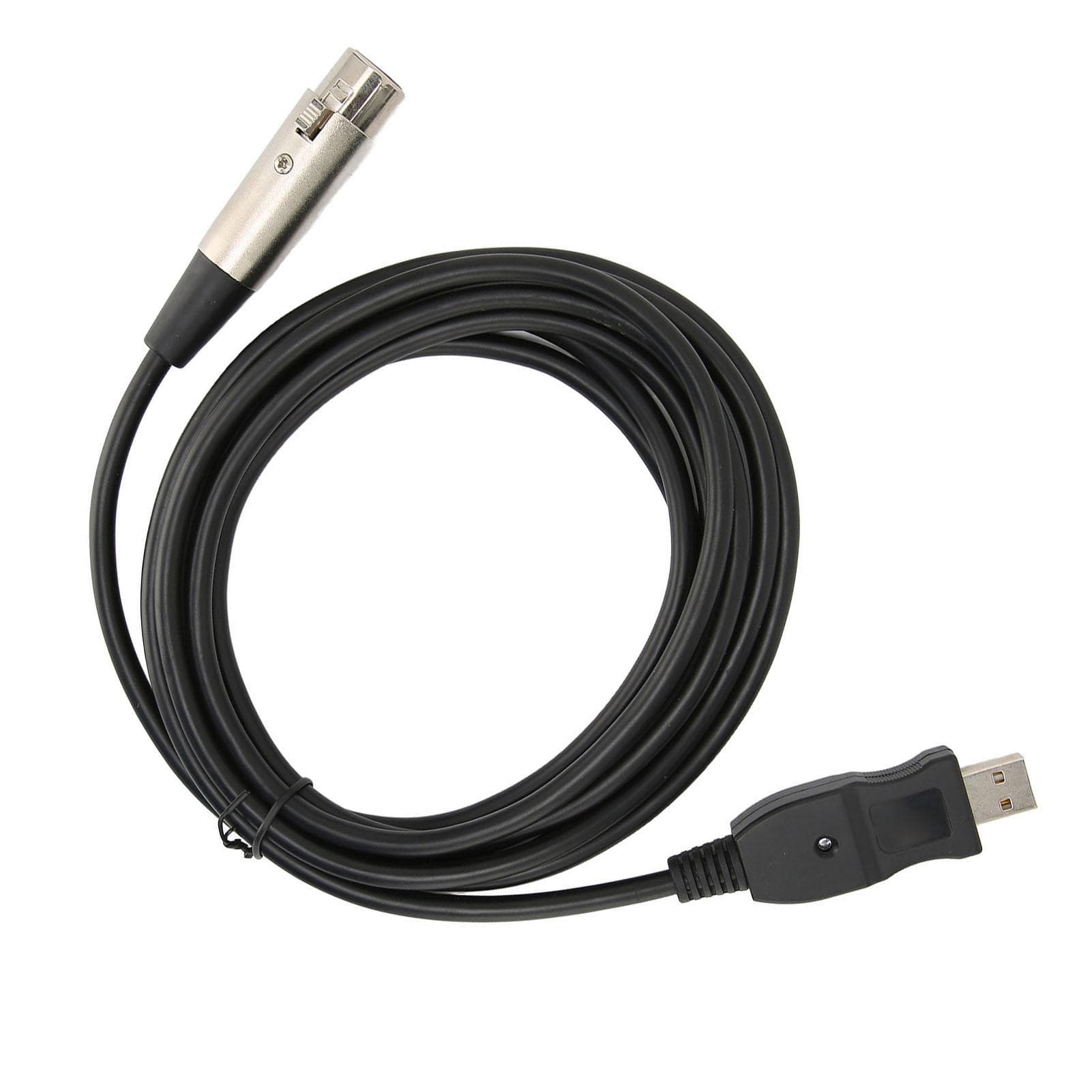 Microphone Converter Cable USB to XLR Adapter Wire with Sound Card for Musical Instrument Recording