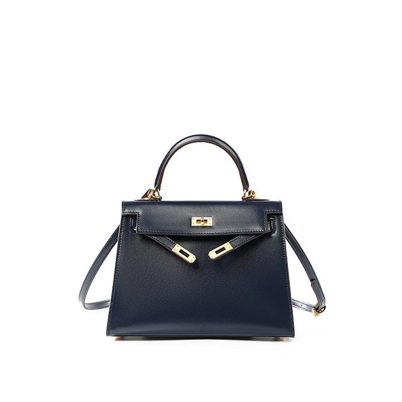 High End Version Bag Second-generation BOX Patterned Cowhide Mini Handbag New High-end Leather Women's Crossbody Bag 19x6x14cm