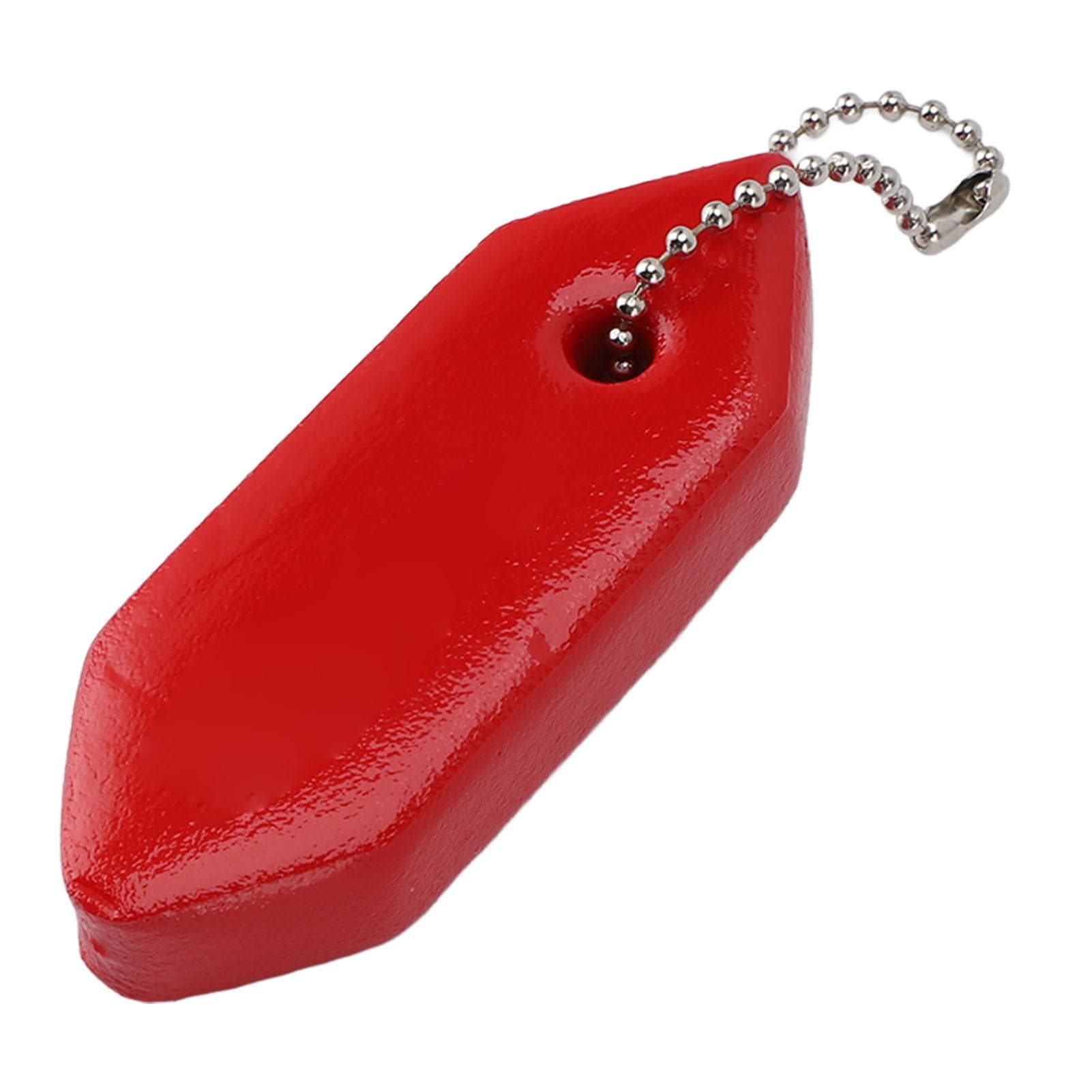 Floating Keychain NBR Strong Buoyancy Red Float Key Rings Pendant for Boating Surfing Outdoor