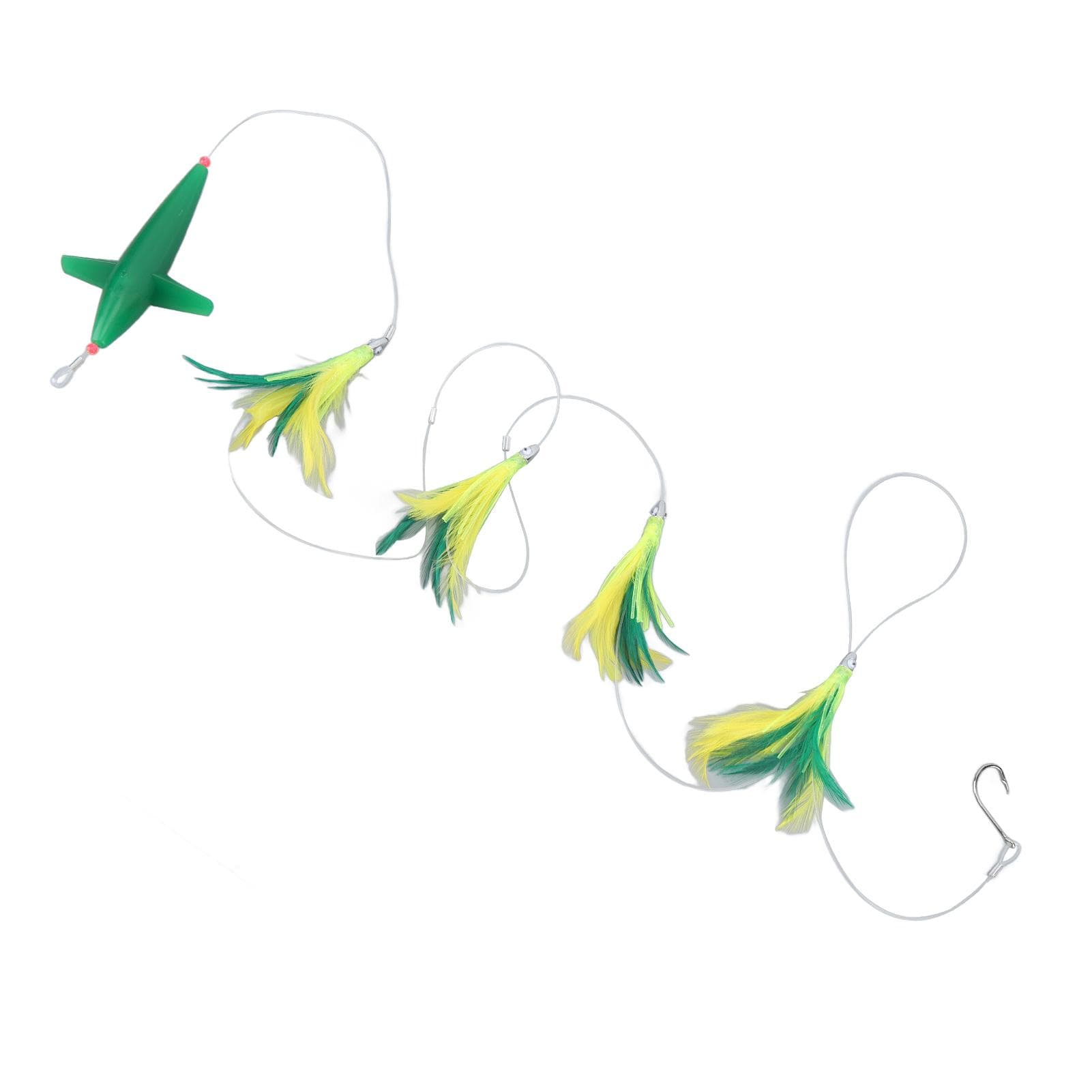 Feather Trolling Lures Excellent Camouflage Durable Trolling Feather Fishing Lures for Offshore