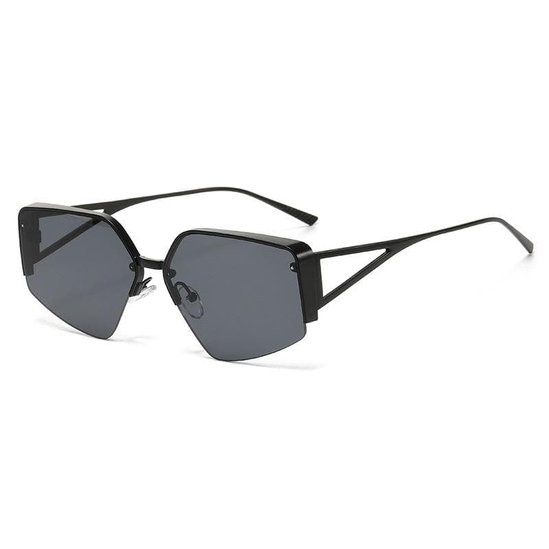 Cool Square Glasses Fashionable Polygonal Metal Sunglasses Avant Garde Design 386