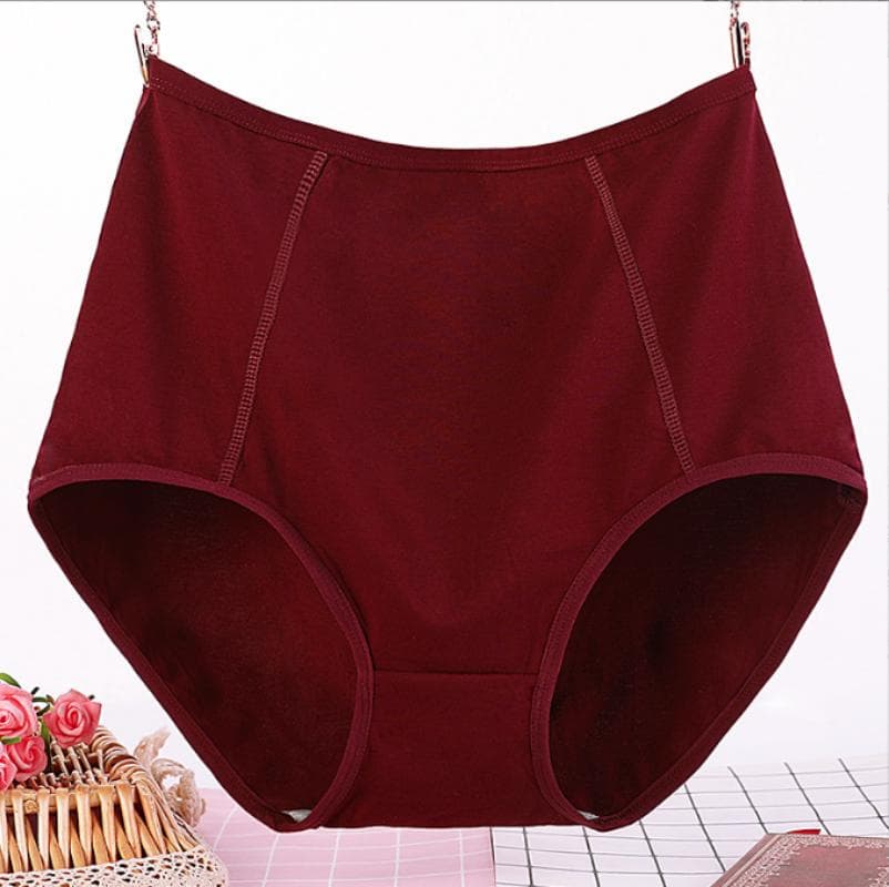 Women Underwear Big Size Briefs Breathable Large Panties Leakproof Cotton High Waist Undershorts 1XL, 2XL ,3XL ,4XL ,5XL, 6XL, 2XL