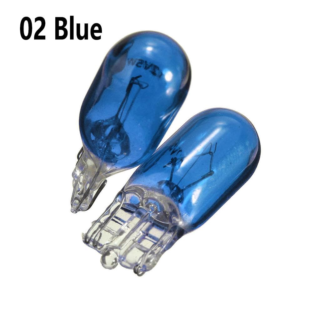 10Pcs T10 Wedge Halogen W5W 501 194 LED Interior Light Bulbs Car Auto Truck blue