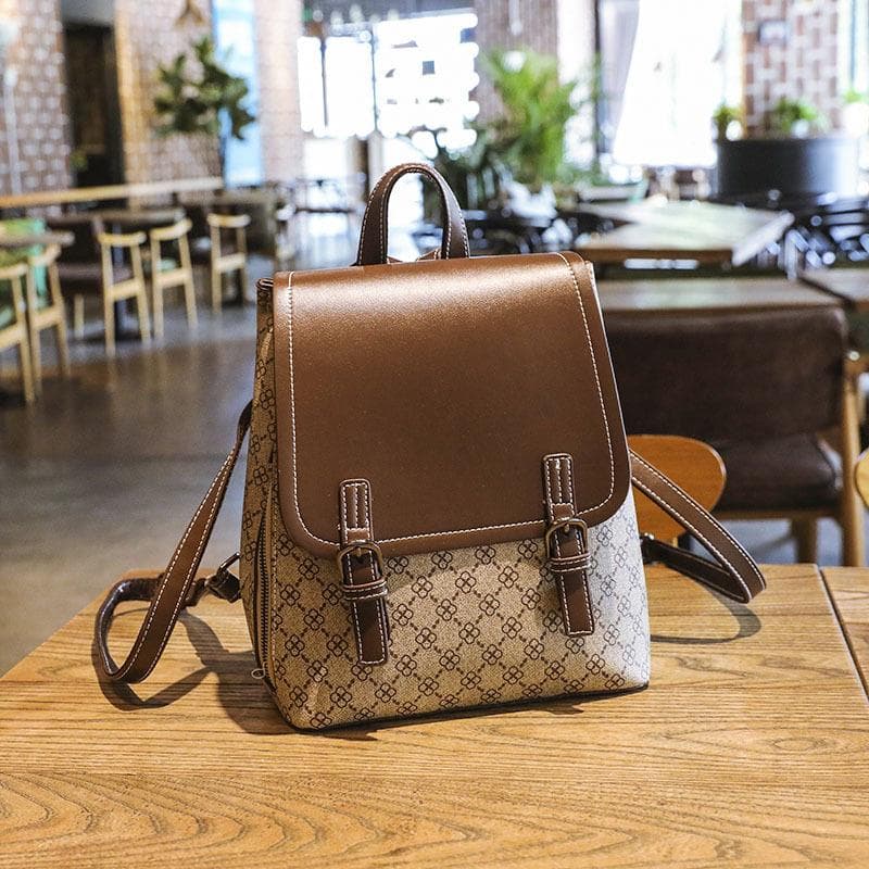 Backpack Women Fashion Easy To Take Large Capacity Printed Anti-theft Travel Backpack Schoolbag