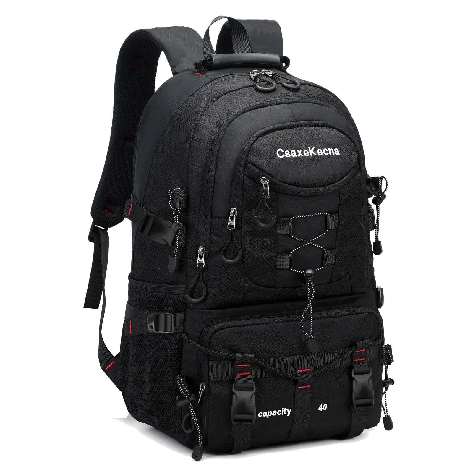 Travel Backpack Waterproof Lightweight Men's and Women's Camping Backpack Outdoor Hiking black