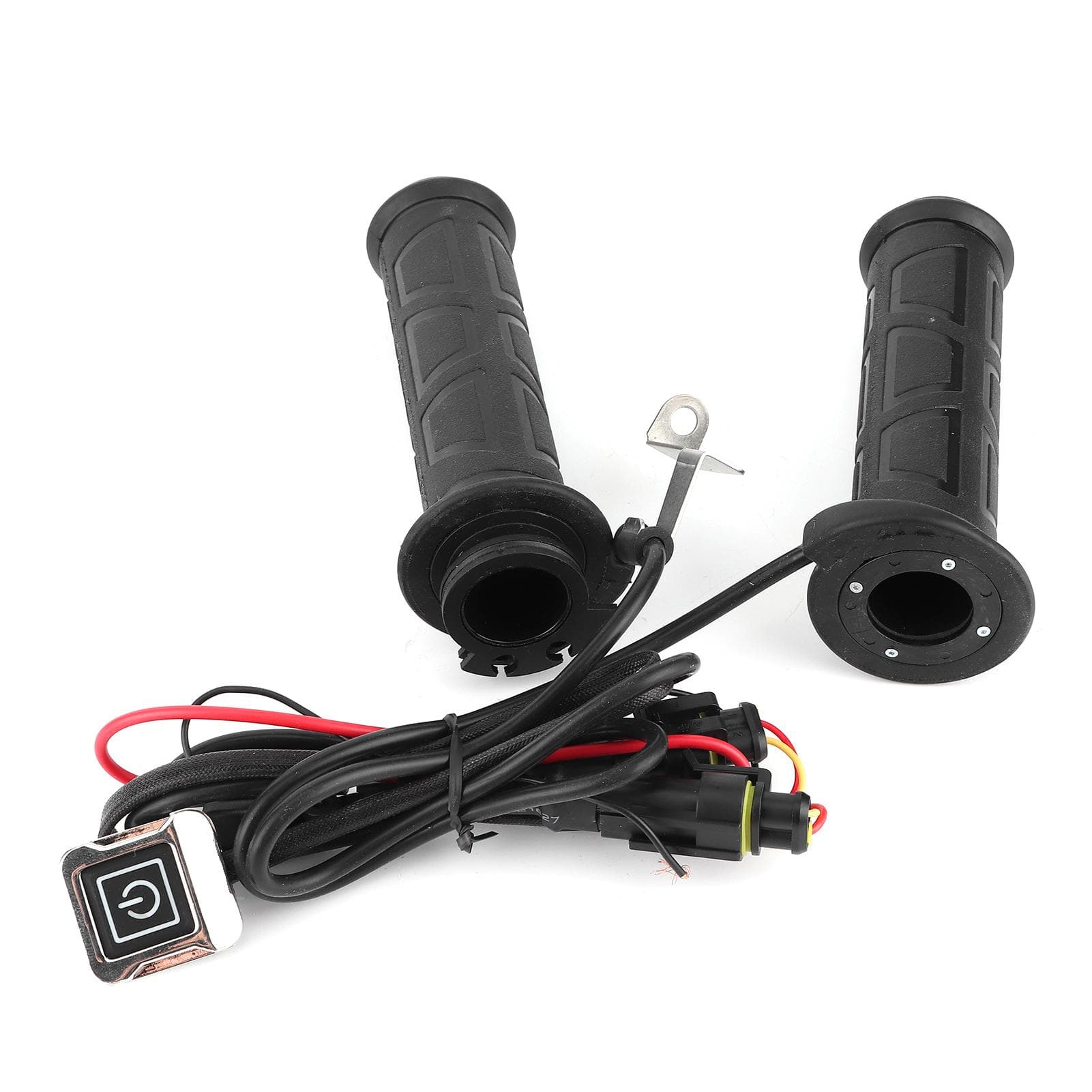 78in Motorcycle Heating Handle 3?Gear Adjustable Temperature Heated Warmer Grips Universal