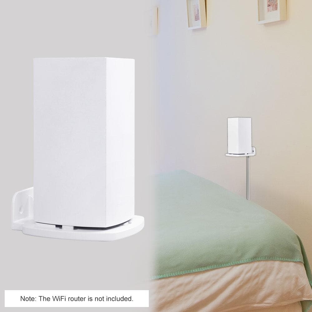 Wall Mount Bracket Holder Stand for Linksys Velop DualtoBand WiFi Router Protective Holder Bracket 1PCS white