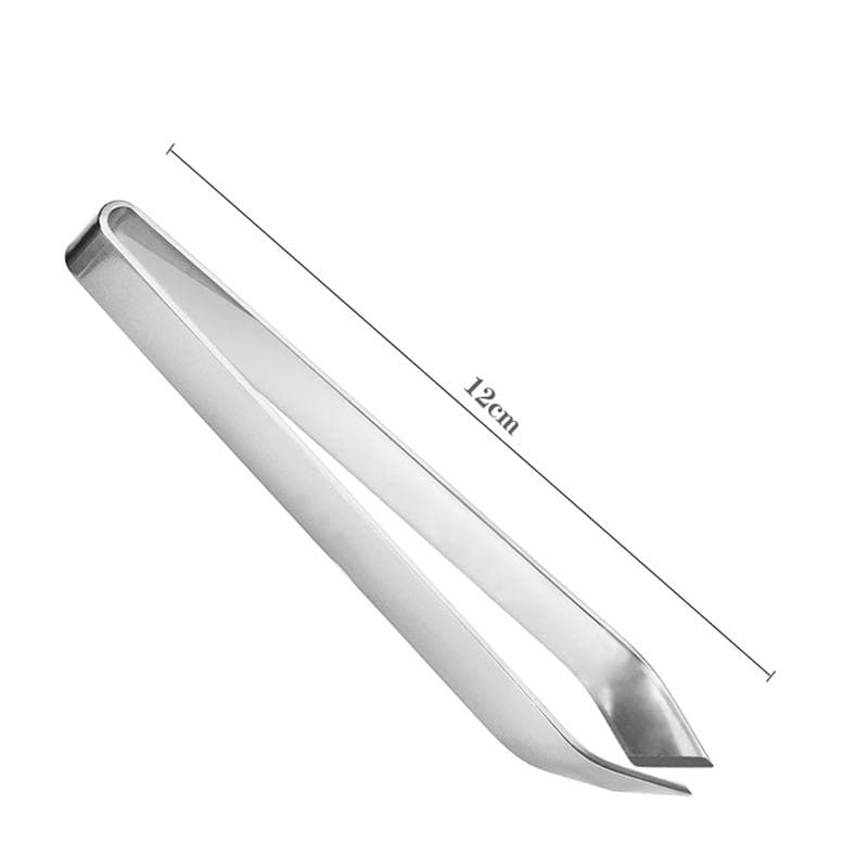 Stainless Steel Fish Bone Tweezers Pincer Clip Puller Remover Tongs Fish Bone Plucking Clamp Kitchen Gadgets Tools silver