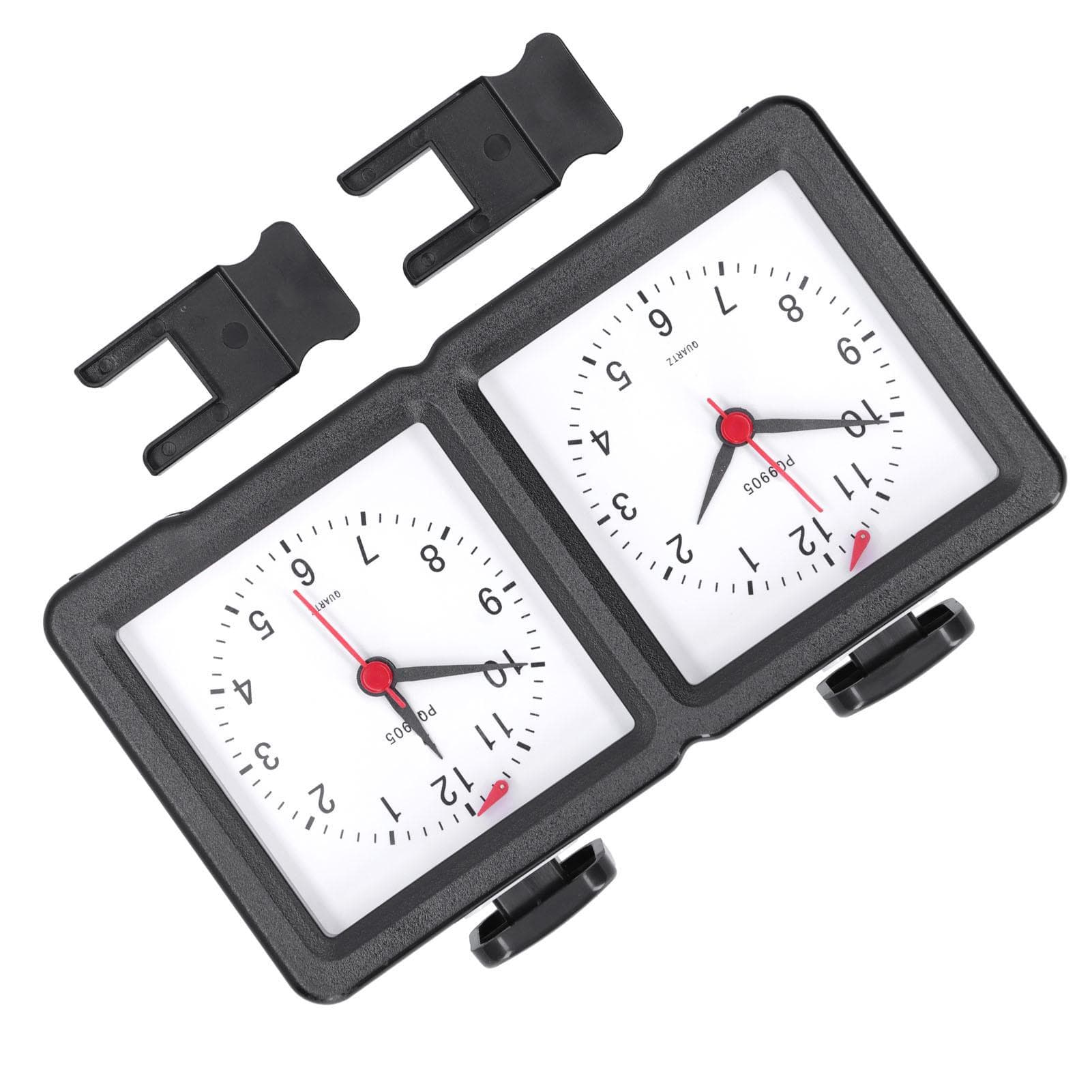 Multifunction Chess Analog Clock Count Up Count Down Timer Mute for Board Game Competition