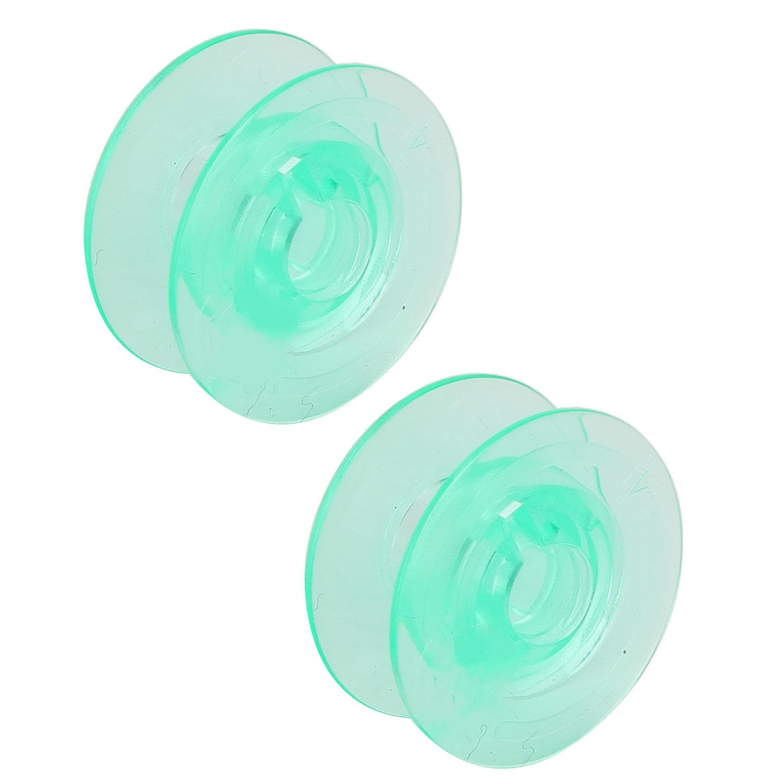 2Pcs Bobbin Transparent Plastic Sew Thread Spool Replacement Sewing Machine Accessories