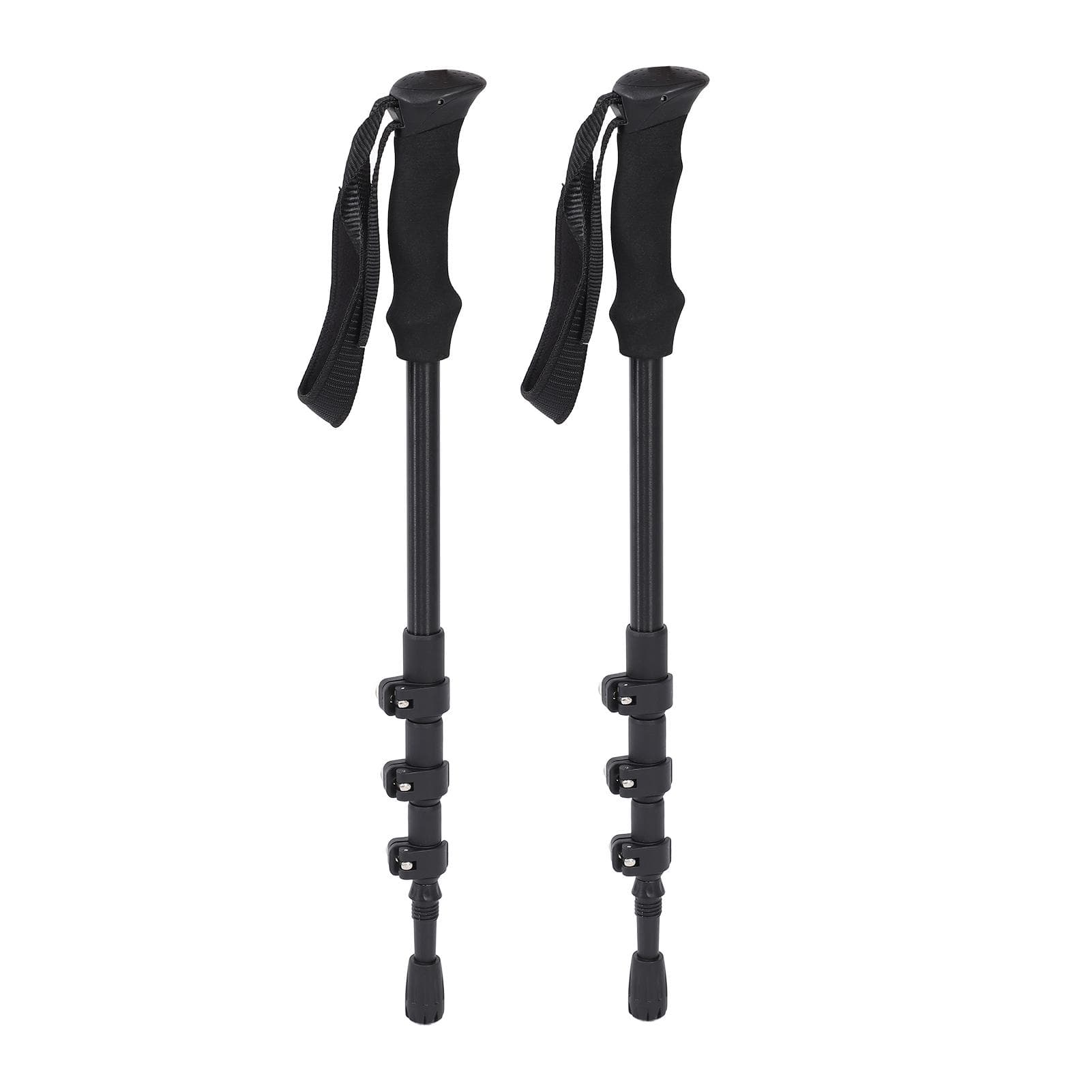 2pcs Hiking Poles Collapsible and Ultralight Aluminum Walking Sticks for Hiking Climbing Backpacking