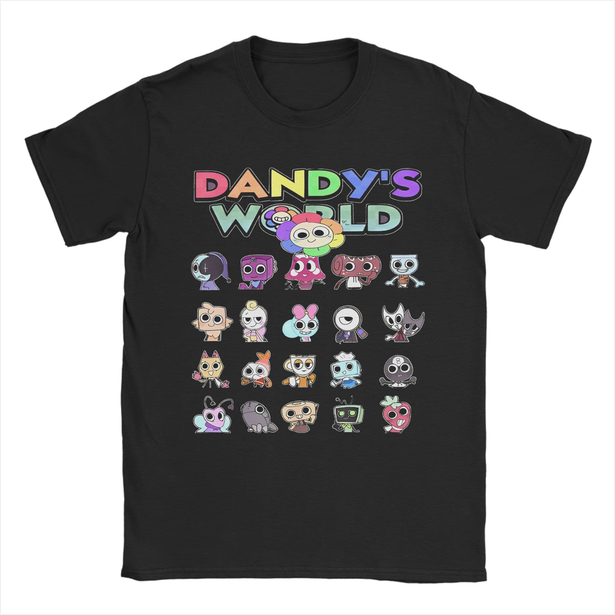 Streetwear Dandys World Cosmo Cartoon Tshirts Men's Crewneck Short Sleeve Clothing  Cotton Summer TopsTops XXXXL