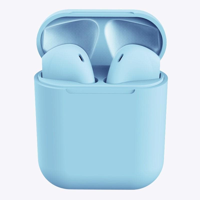Macaron InPods 12 i12 TWS Wireless Earphone Bluetooth HiFi Sports Earphones for IPhone Xiaomi Samsung blue
