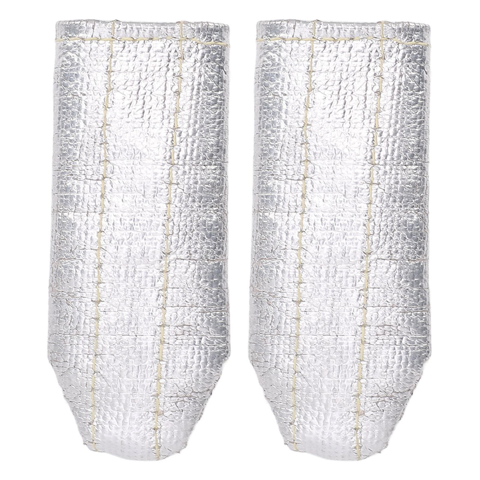2Pcs TIG Welding Finger Heat Shield Pocket Size Aluminum Foil Unisex Welders Glove Insulation