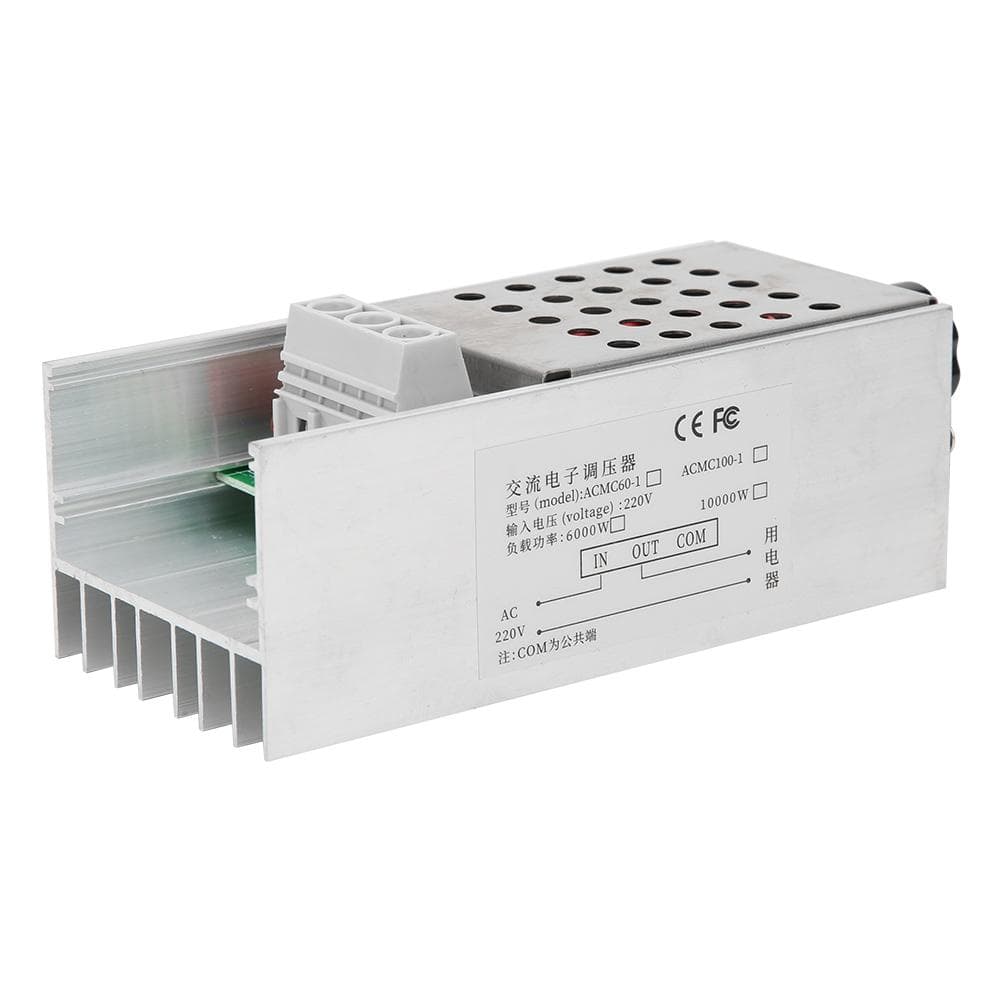 10000W Ultra High Power SCR Voltage Regulator Speed Controller Dimmer Thermostat AC 220V