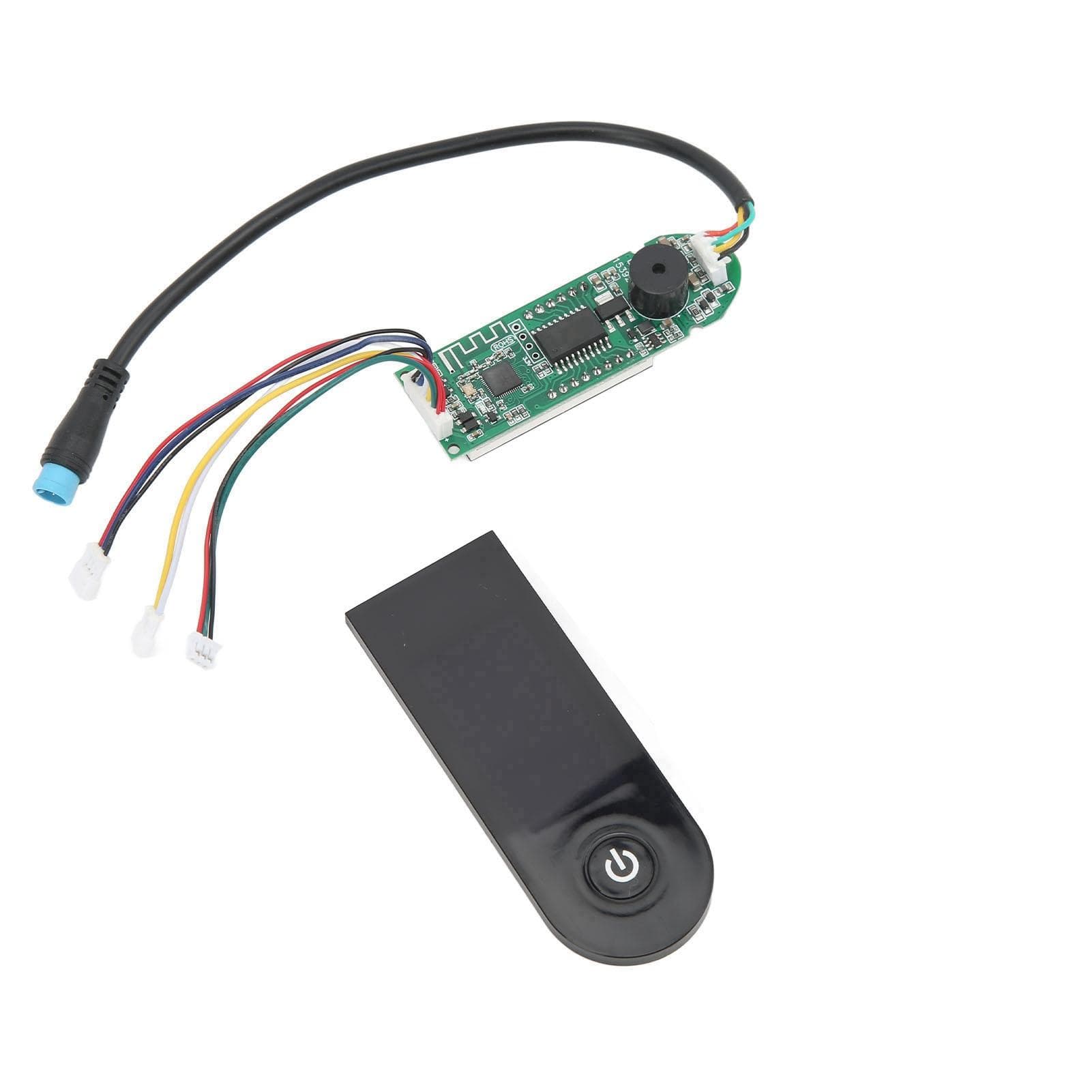 Electric Scooter Dashboard Set Metal Digital Waterproof Dashboard Replacement with Cover for M365