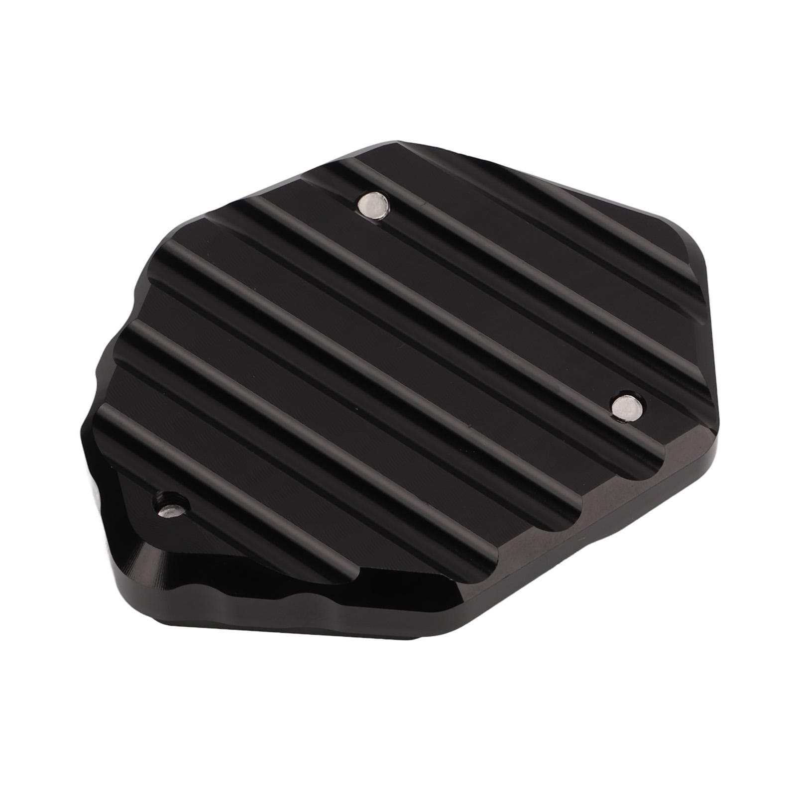 Aluminium Alloy Kickstand Extension Plate Side Stand Enlarger Pad Replacement for MT 09 Titanium black