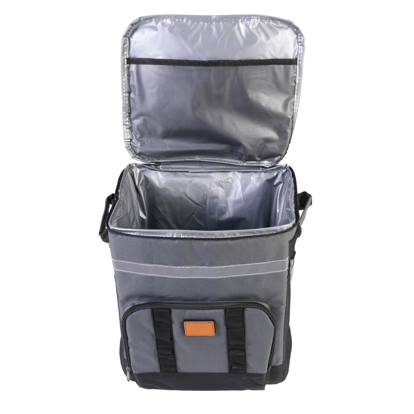 35L Rolling Cooler with Wheels and Handle Large Capacity Insulated Soft Cooler Bag for Outdoor