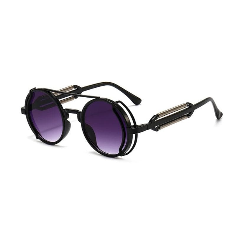Steampunk Sunglasses High Quality Retro Round PC Frame Unisex Vintage Eyewear for Men and Women